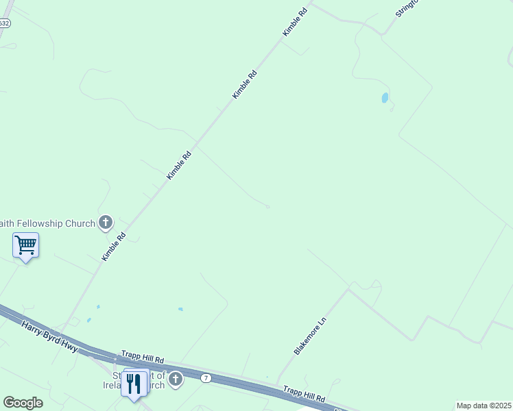 map of restaurants, bars, coffee shops, grocery stores, and more near 786 Kimble Road in Berryville