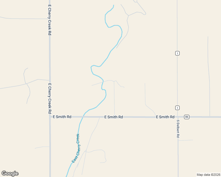 map of restaurants, bars, coffee shops, grocery stores, and more near 11503 East Smith Road in Elbert