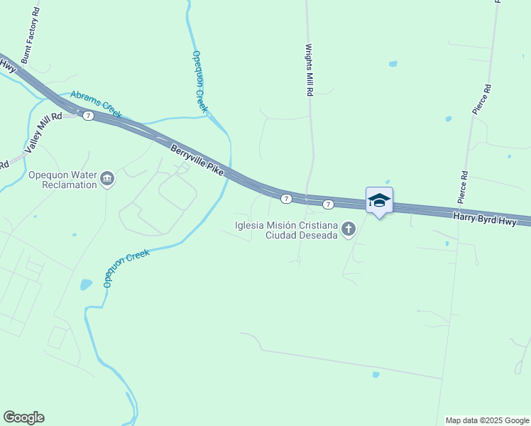 map of restaurants, bars, coffee shops, grocery stores, and more near 5355 Senseny Road in Berryville
