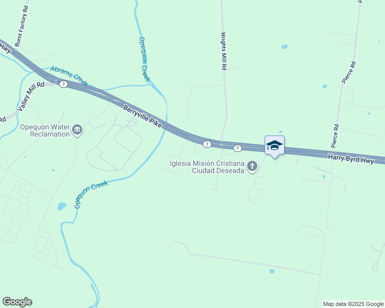 map of restaurants, bars, coffee shops, grocery stores, and more near 13585 Harry Byrd Highway in Berryville