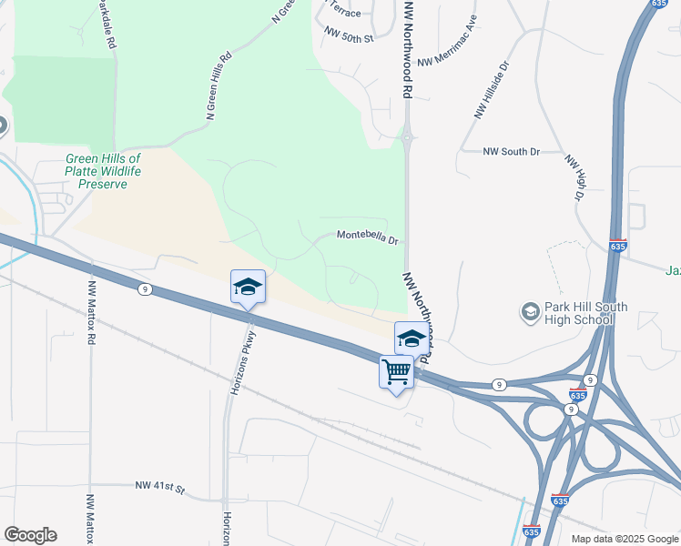 map of restaurants, bars, coffee shops, grocery stores, and more near 4607 Verona Drive in Riverside