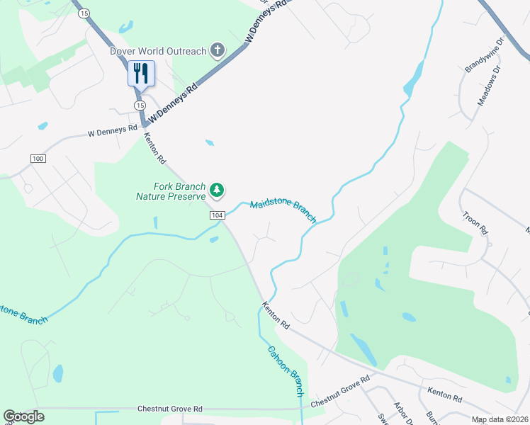 map of restaurants, bars, coffee shops, grocery stores, and more near 212 Portmarnock Court in Dover