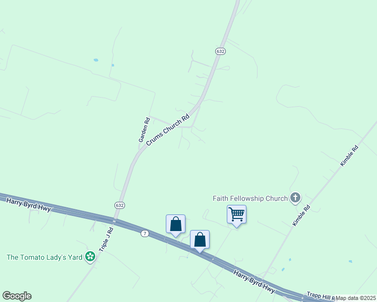 map of restaurants, bars, coffee shops, grocery stores, and more near 328 Garden Road in Berryville