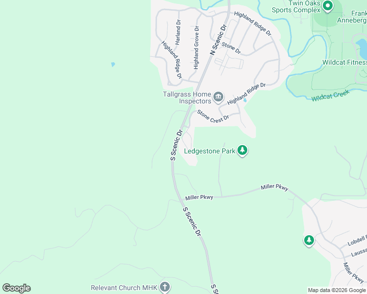 map of restaurants, bars, coffee shops, grocery stores, and more near 5532 Stone Crest Court in Manhattan