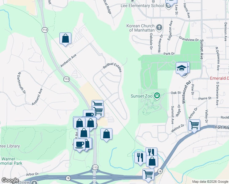 map of restaurants, bars, coffee shops, grocery stores, and more near in Manhattan