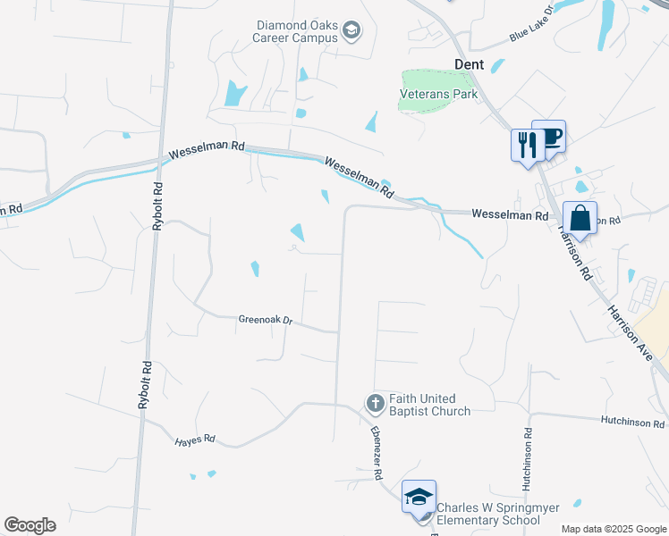 map of restaurants, bars, coffee shops, grocery stores, and more near 4748 Greenwald Court in Cincinnati