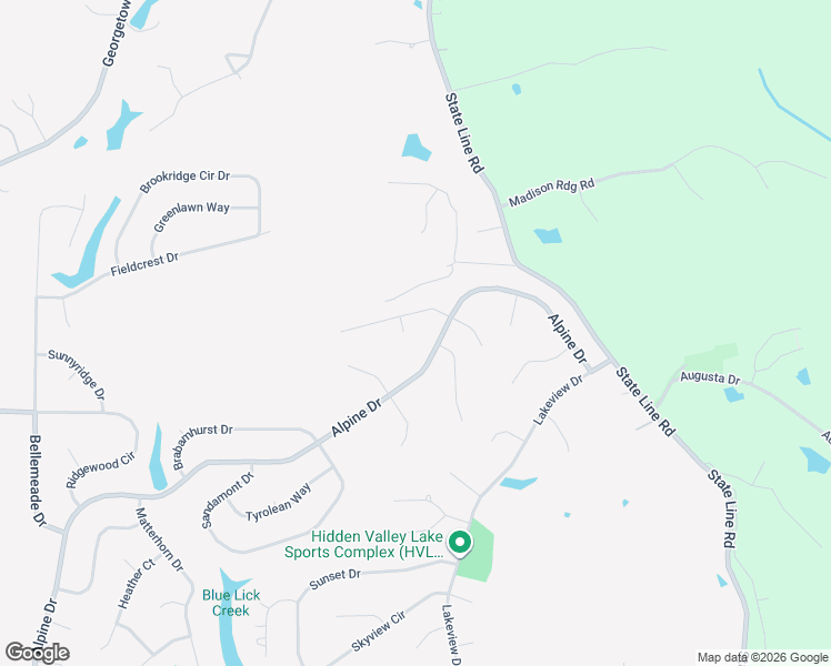 map of restaurants, bars, coffee shops, grocery stores, and more near 21182 Berne Court in Lawrenceburg