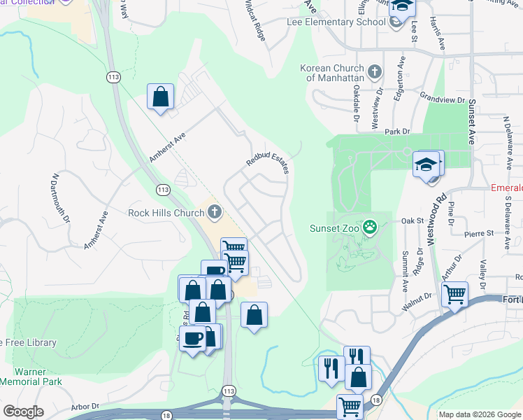 map of restaurants, bars, coffee shops, grocery stores, and more near in Manhattan