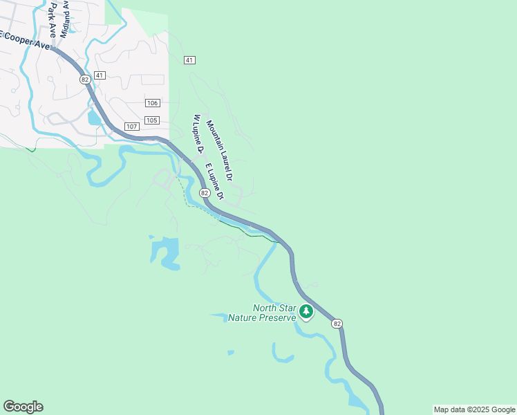 map of restaurants, bars, coffee shops, grocery stores, and more near 401 East Lupine Drive in Aspen