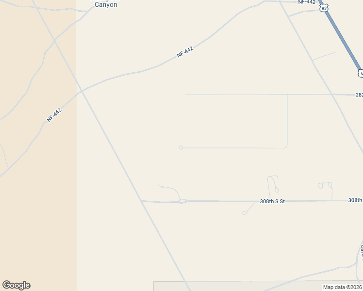 map of restaurants, bars, coffee shops, grocery stores, and more near 295th South Street in White Pine County