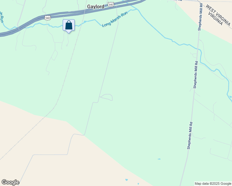 map of restaurants, bars, coffee shops, grocery stores, and more near 637 Oakland Lane in Berryville