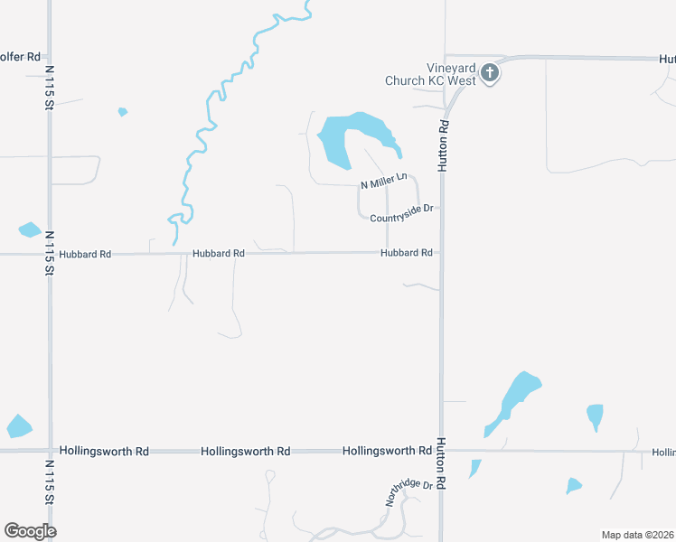 map of restaurants, bars, coffee shops, grocery stores, and more near 10803-10969 Hubbard Road in Kansas City