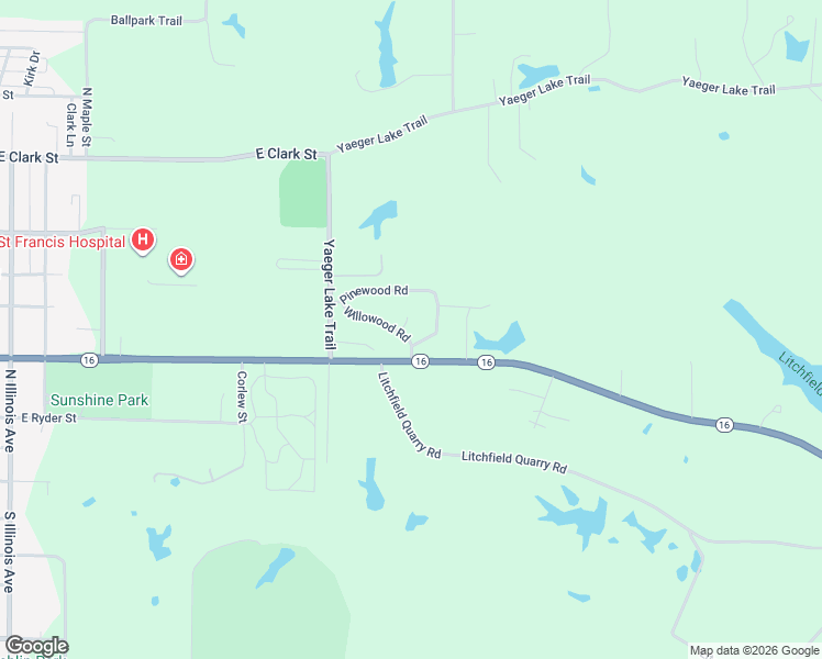 map of restaurants, bars, coffee shops, grocery stores, and more near 6 Birchwood Road in Litchfield
