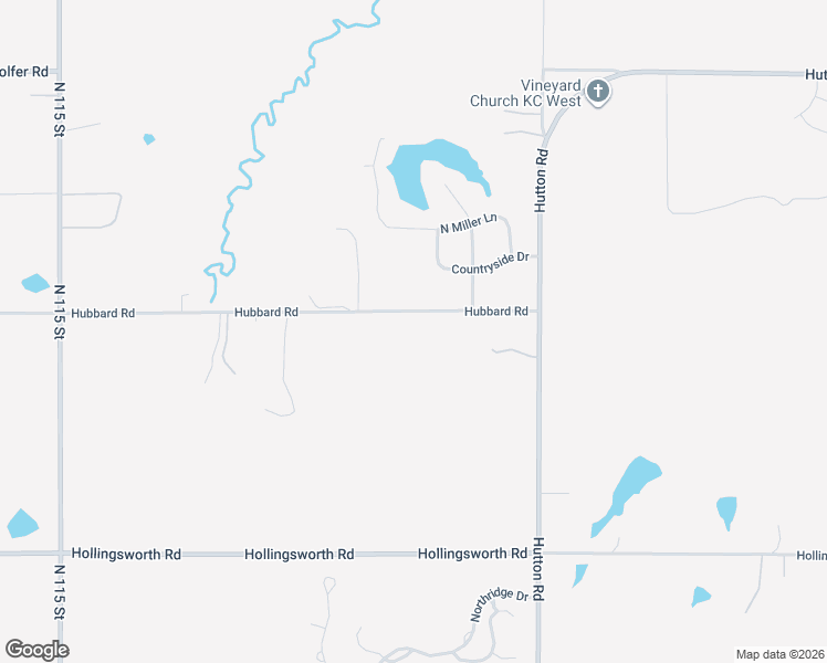 map of restaurants, bars, coffee shops, grocery stores, and more near 10803-10969 Hubbard Road in Kansas City