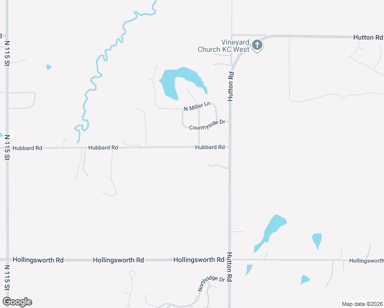 map of restaurants, bars, coffee shops, grocery stores, and more near 10803-10969 Hubbard Road in Kansas City