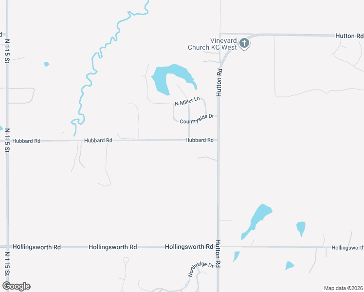 map of restaurants, bars, coffee shops, grocery stores, and more near 10803-10969 Hubbard Road in Kansas City