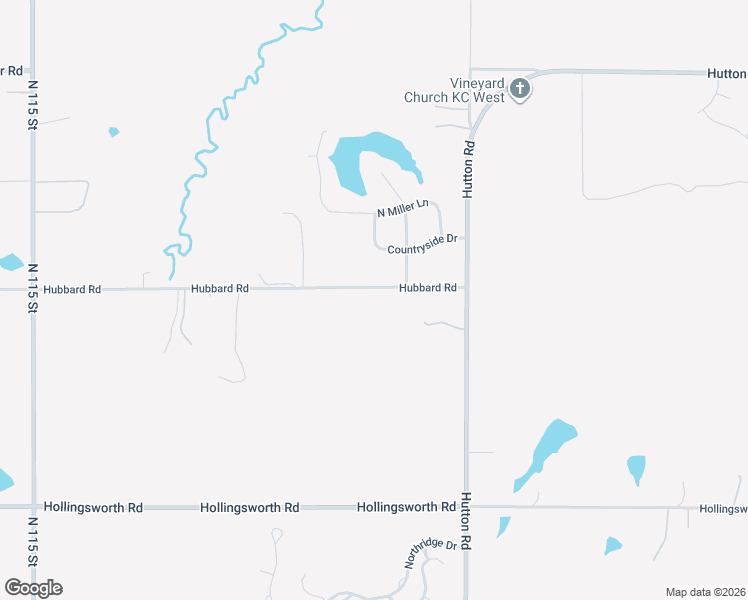 map of restaurants, bars, coffee shops, grocery stores, and more near 10803-10969 Hubbard Road in Kansas City