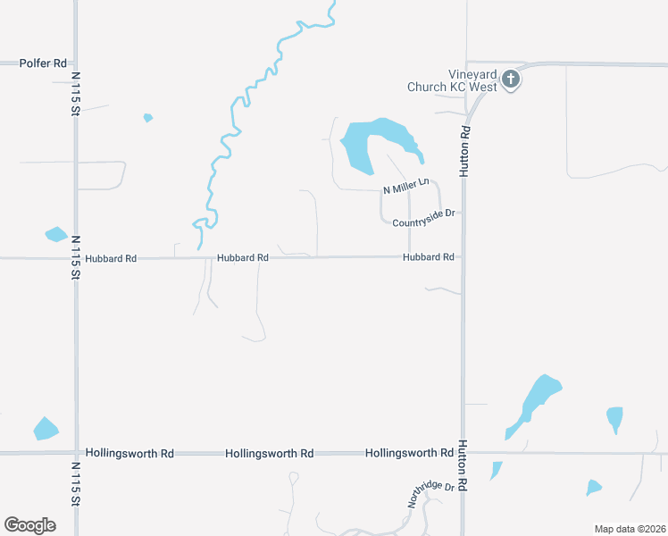 map of restaurants, bars, coffee shops, grocery stores, and more near 10803-10969 Hubbard Road in Kansas City