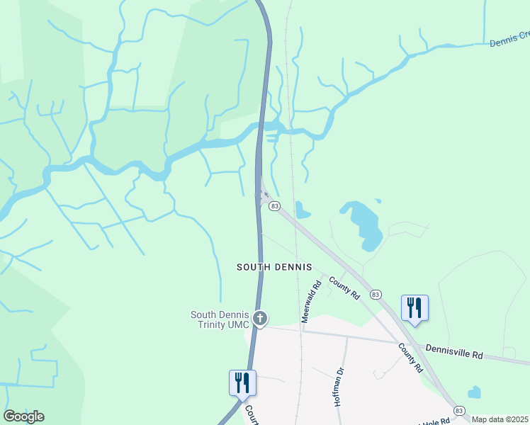 map of restaurants, bars, coffee shops, grocery stores, and more near 922 North Delsea Drive in Cape May County
