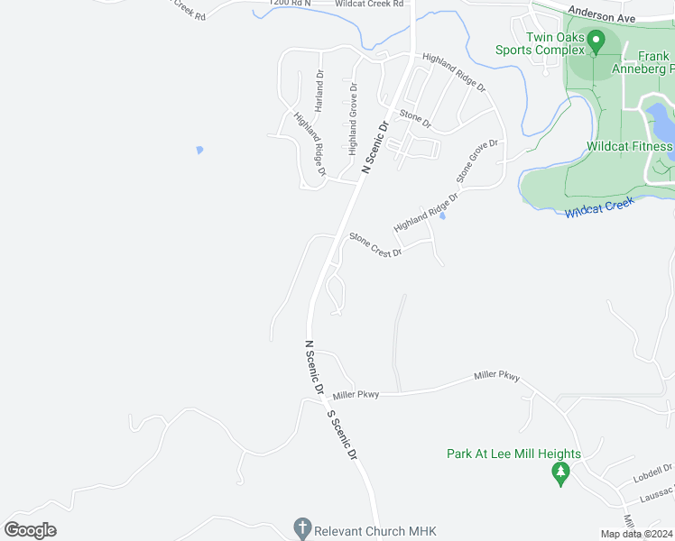 map of restaurants, bars, coffee shops, grocery stores, and more near 5413 Stone Crest Court in Manhattan