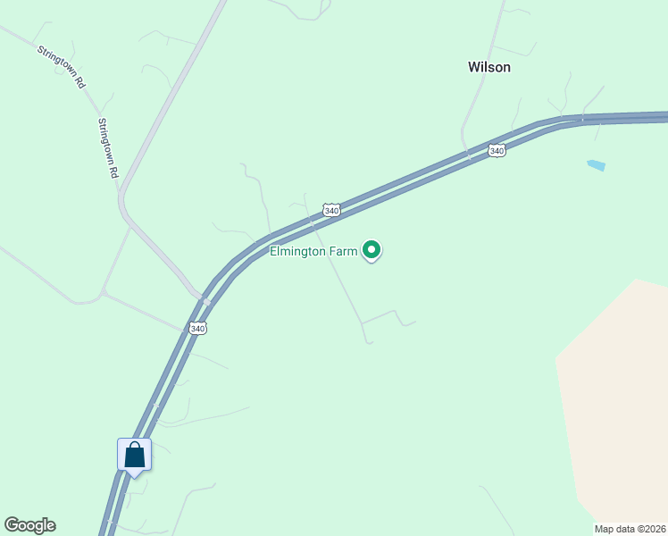 map of restaurants, bars, coffee shops, grocery stores, and more near Elmington Lane in Clarke County