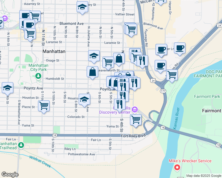 map of restaurants, bars, coffee shops, grocery stores, and more near 115 County Courthouse Sidewalk in Manhattan