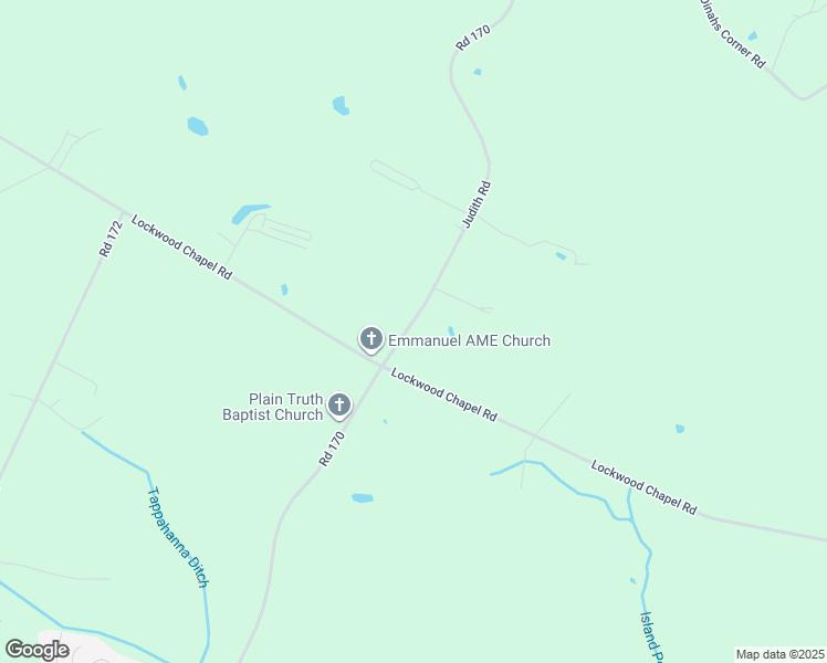 map of restaurants, bars, coffee shops, grocery stores, and more near 3250 Judith Road in Dover