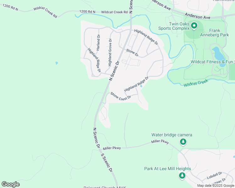 map of restaurants, bars, coffee shops, grocery stores, and more near 5324 Stone Crest Drive in Manhattan