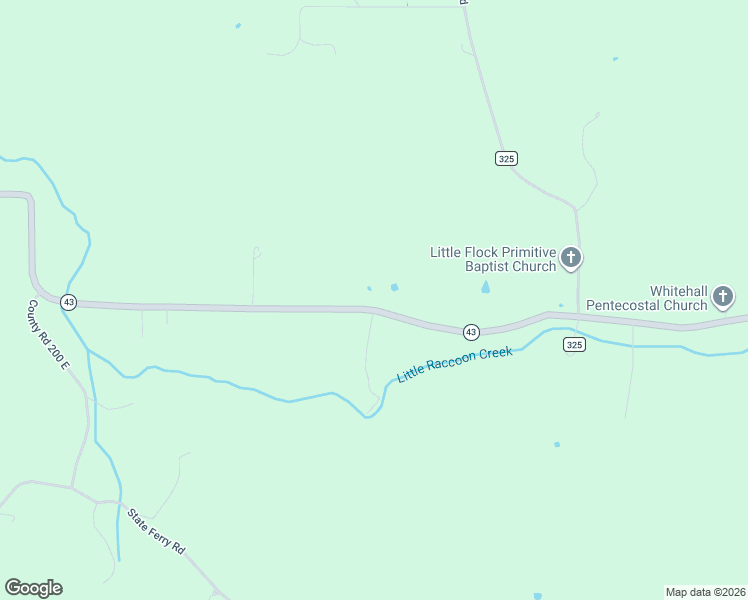 map of restaurants, bars, coffee shops, grocery stores, and more near 7744 Indiana 43 in Spencer