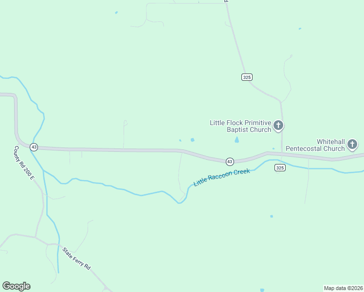 map of restaurants, bars, coffee shops, grocery stores, and more near 7744 Indiana 43 in Spencer