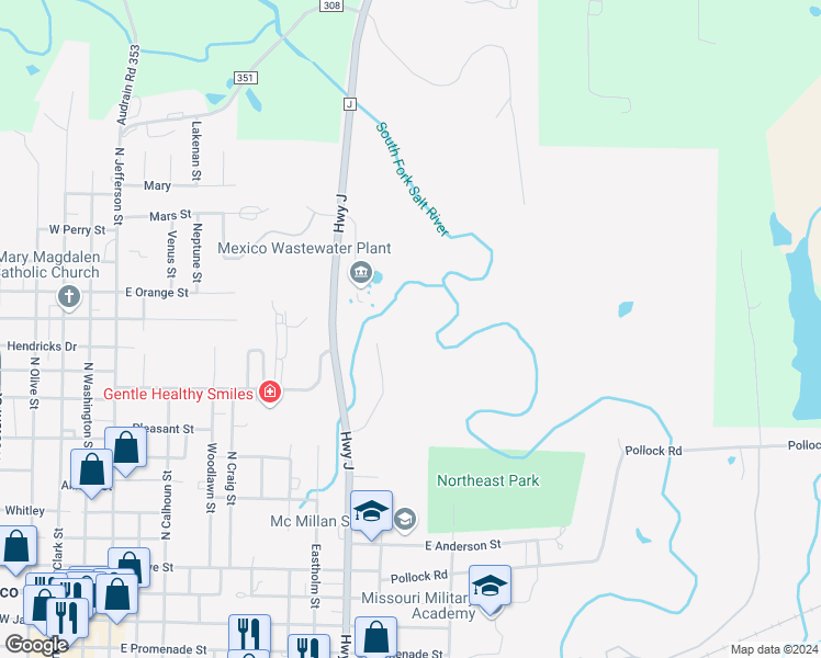 map of restaurants, bars, coffee shops, grocery stores, and more near in Mexico