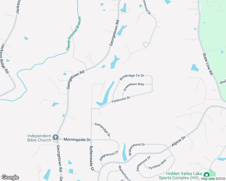 map of restaurants, bars, coffee shops, grocery stores, and more near 1738 Brookridge Circle Drive in Lawrenceburg