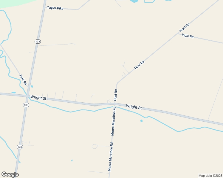 map of restaurants, bars, coffee shops, grocery stores, and more near 5951 Hunt Road in Blanchester
