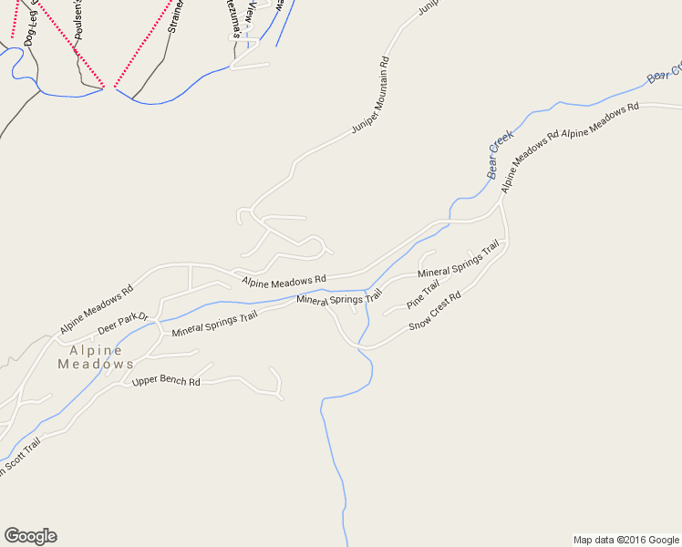 map of restaurants, bars, coffee shops, grocery stores, and more near 1389 Alpine Meadows Road in Alpine Meadows