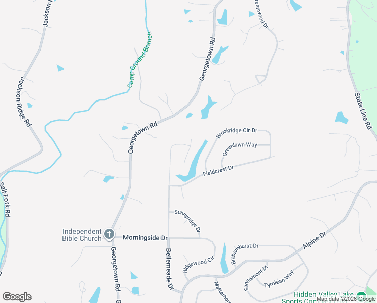 map of restaurants, bars, coffee shops, grocery stores, and more near 21343 Fox Ridge Road in Lawrenceburg