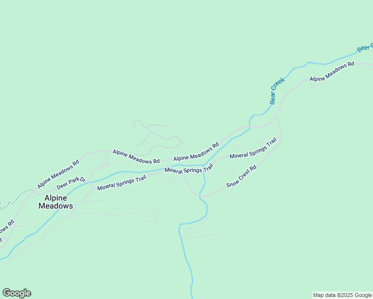 map of restaurants, bars, coffee shops, grocery stores, and more near 1389 Alpine Meadows Road in Alpine Meadows