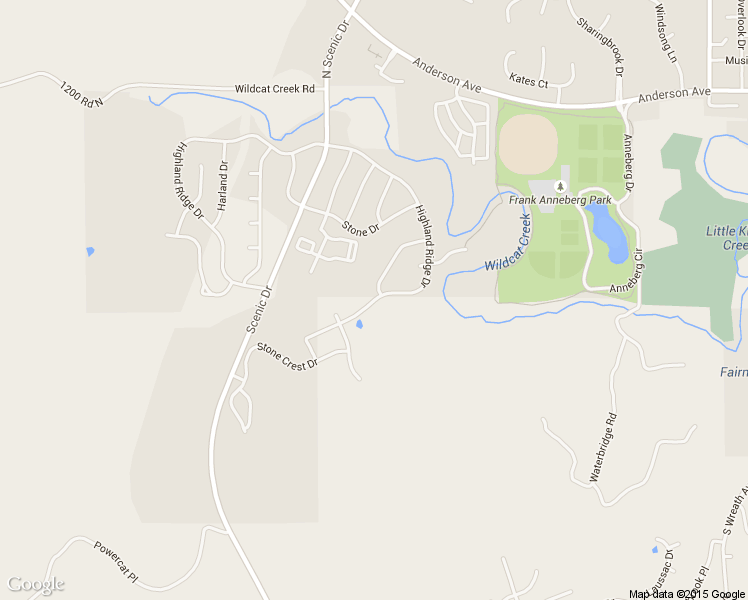 map of restaurants, bars, coffee shops, grocery stores, and more near 721 Highland Ridge Dr in Manhattan