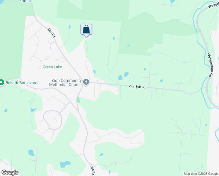 map of restaurants, bars, coffee shops, grocery stores, and more near 7803 Zion Hill Road in Cleves