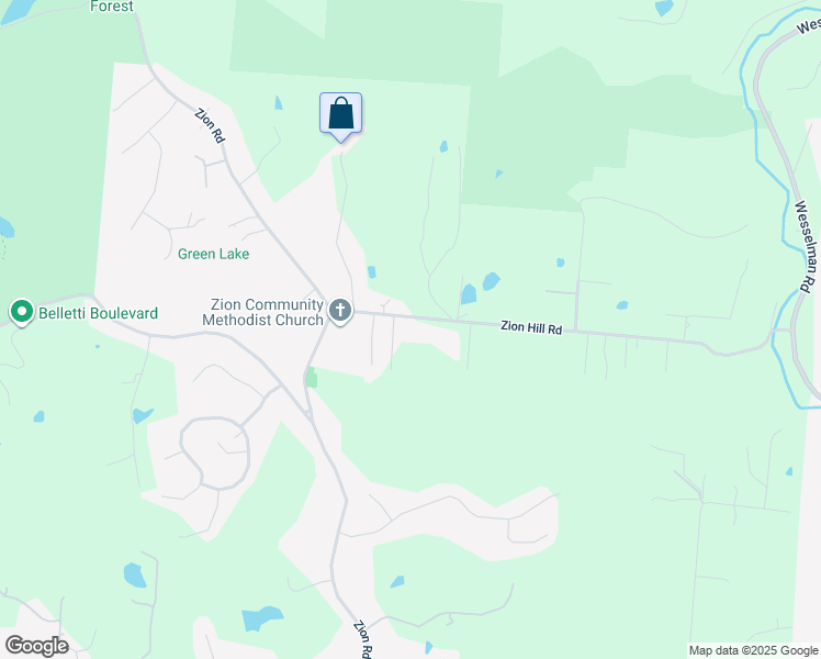 map of restaurants, bars, coffee shops, grocery stores, and more near 7803 Zion Hill Road in Cleves