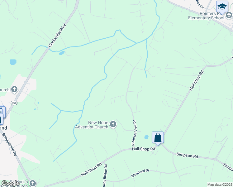 map of restaurants, bars, coffee shops, grocery stores, and more near 12310 Point Field Drive in Fulton
