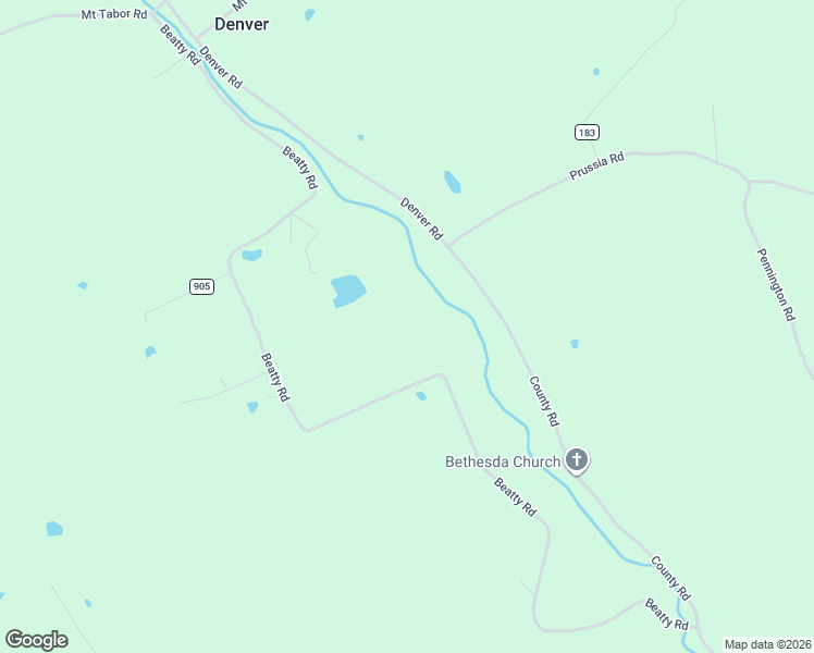 map of restaurants, bars, coffee shops, grocery stores, and more near 1347 Beatty Road in Waverly