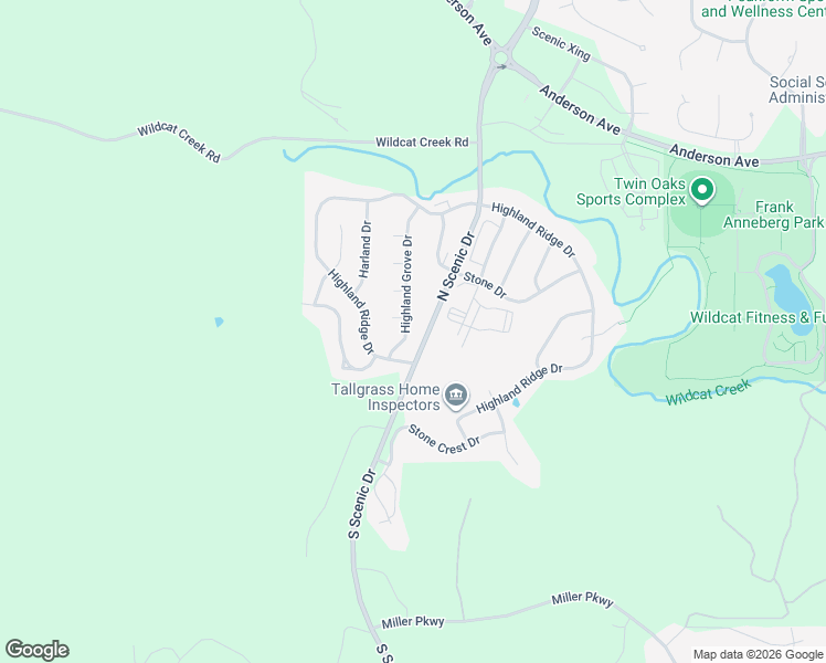 map of restaurants, bars, coffee shops, grocery stores, and more near 222 Highland Grove Drive in Manhattan