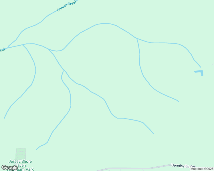map of restaurants, bars, coffee shops, grocery stores, and more near 350 Dennisville Road in Dennis
