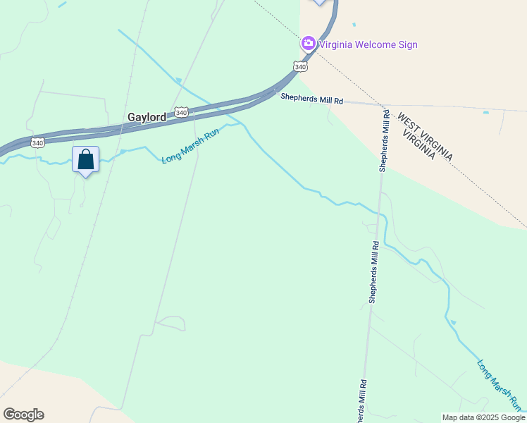 map of restaurants, bars, coffee shops, grocery stores, and more near 181 Rutherford Lane in Berryville