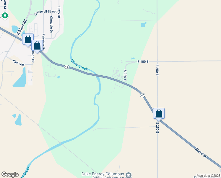 map of restaurants, bars, coffee shops, grocery stores, and more near 1440 South Heights Court in Columbus