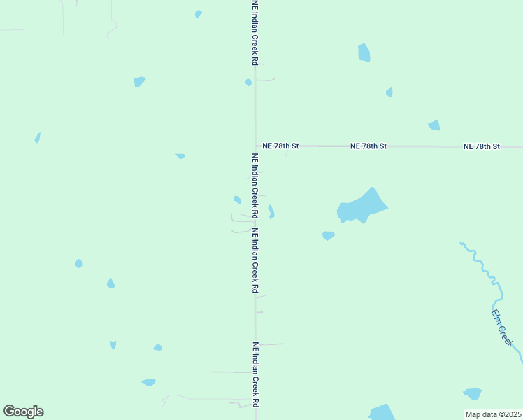 map of restaurants, bars, coffee shops, grocery stores, and more near 7640 Northeast Indian Creek Road in Topeka