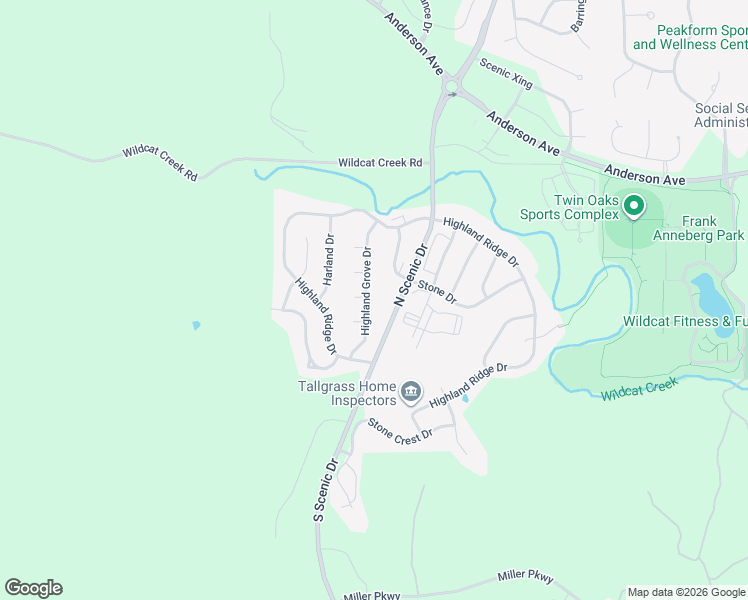 map of restaurants, bars, coffee shops, grocery stores, and more near 400 Highland Grove Drive in Manhattan