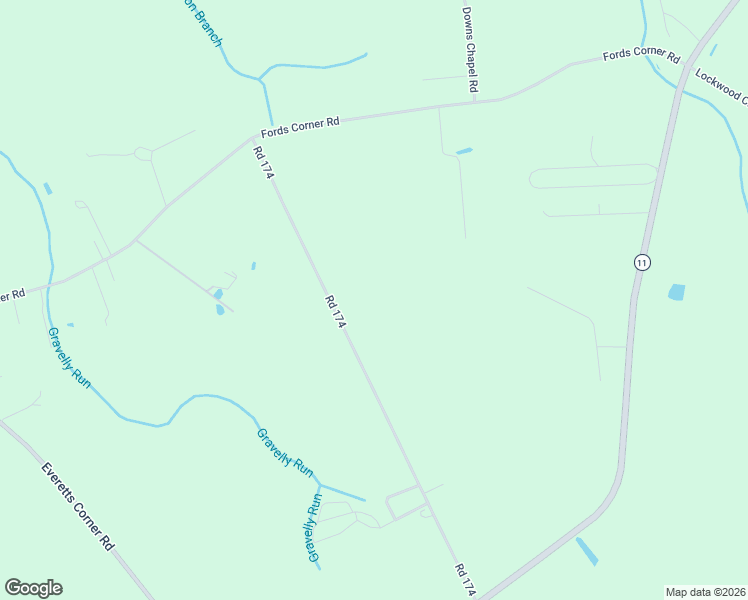 map of restaurants, bars, coffee shops, grocery stores, and more near 720 Road 174 in Hartly