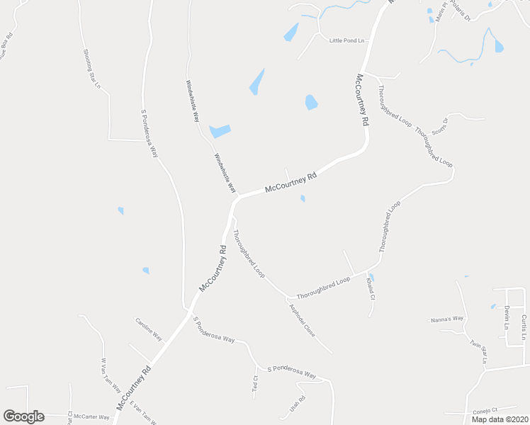 map of restaurants, bars, coffee shops, grocery stores, and more near 13615 McCourtney Road in Grass Valley