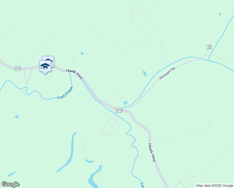 map of restaurants, bars, coffee shops, grocery stores, and more near 116 Lena Lane in Lost Creek